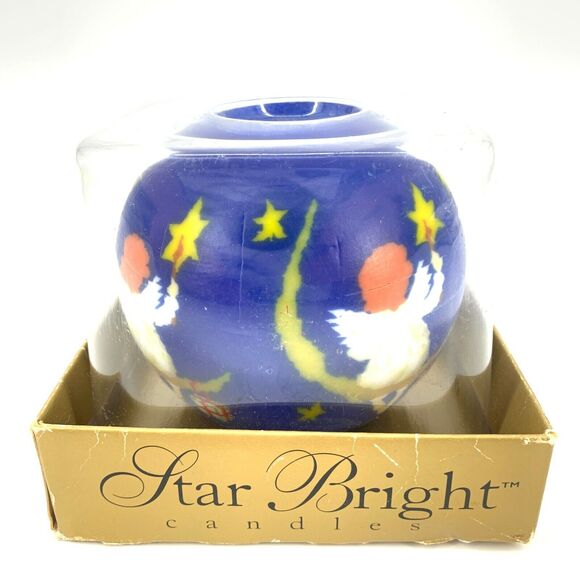 Star Bright round angel refillable candle - Picture 3 of 6
